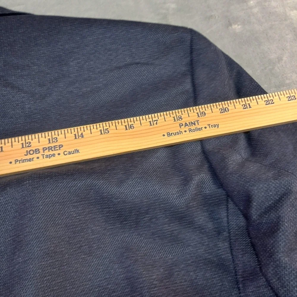 Van Heusen Sport Coat Mens‎ Sz 44 Long Navy Blue Lightweight Blazer Jacket